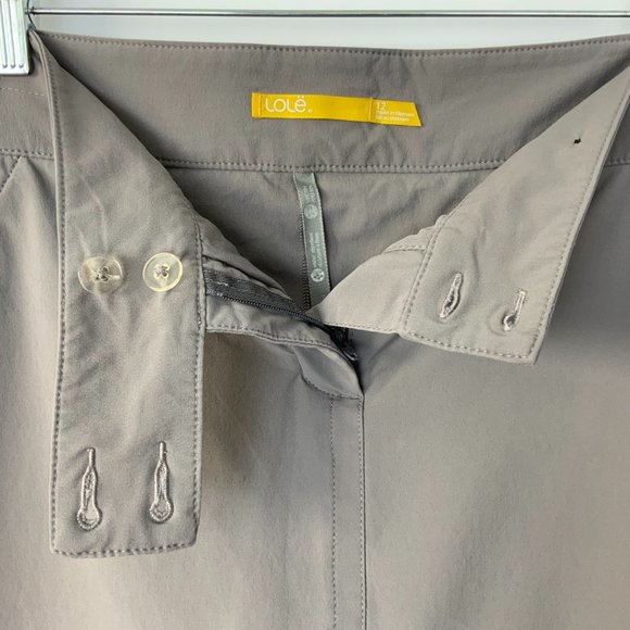LOLE Cassyope Activewear Golf Skort Taupe Gray Sz 12 - Picture 10 of 16